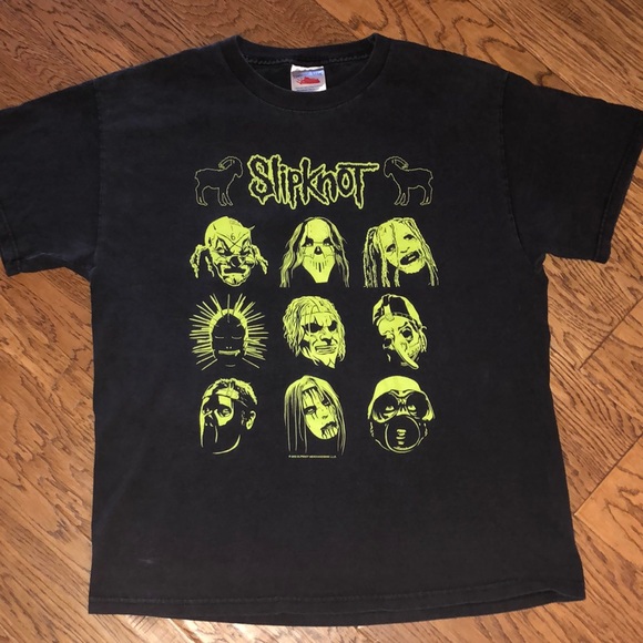 Vintage Other - 💥SOLD Vintage Slipknot Concert Tshirt